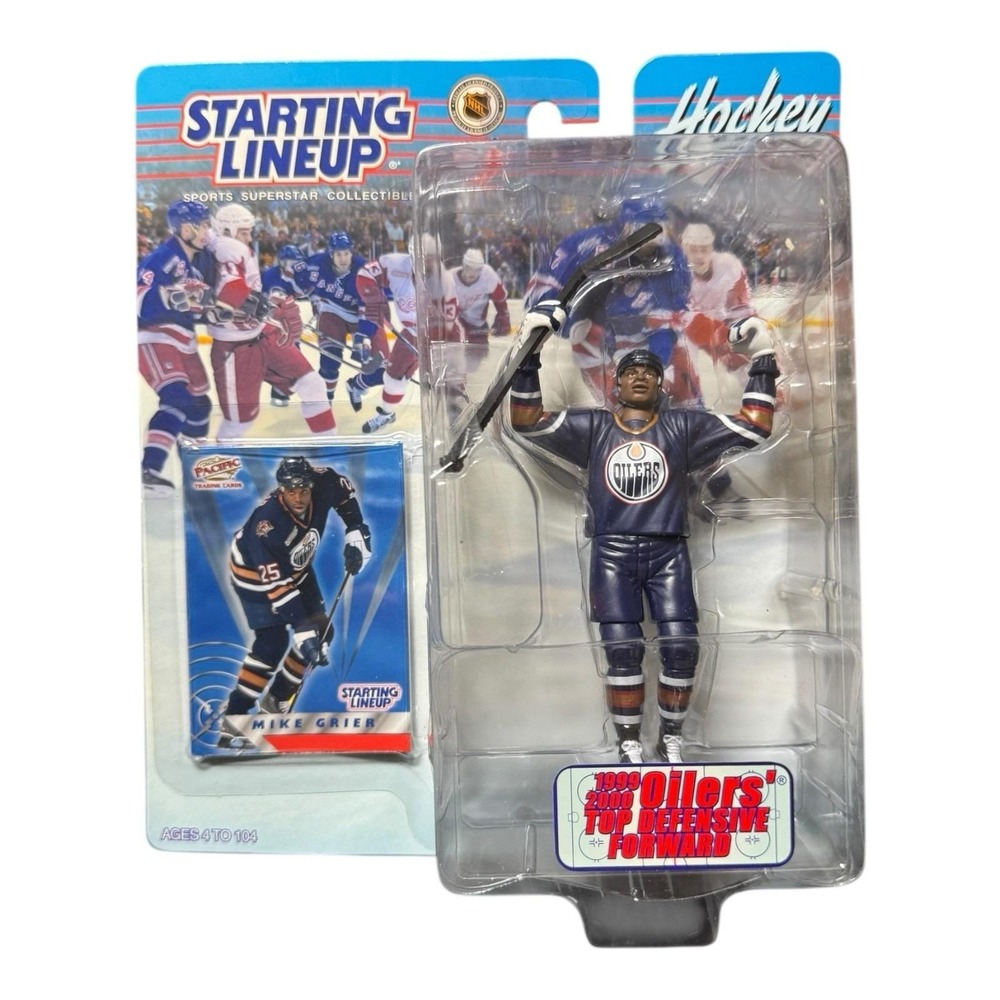 Mike Grier Starting‎ Lineup 2000-2001 Hasbro Edmonton Oilers NHL